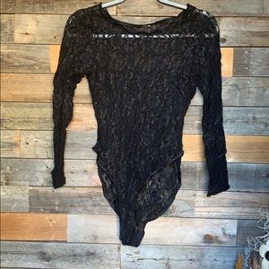 Black Lace Leotard